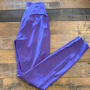 Bombshell Sportswear Skull Crusher Vibrant Purple Leggings